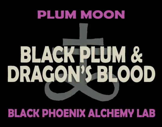 Plum Moon: Black Plum and Dragon's Blood Perfume Oil