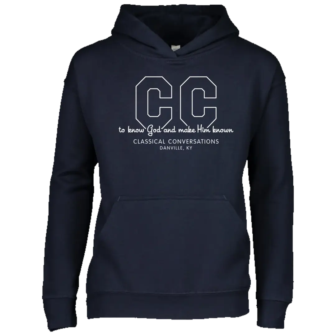 Classical Conversations Screen Printed 2296 LAT Youth Fleece Hoodie
