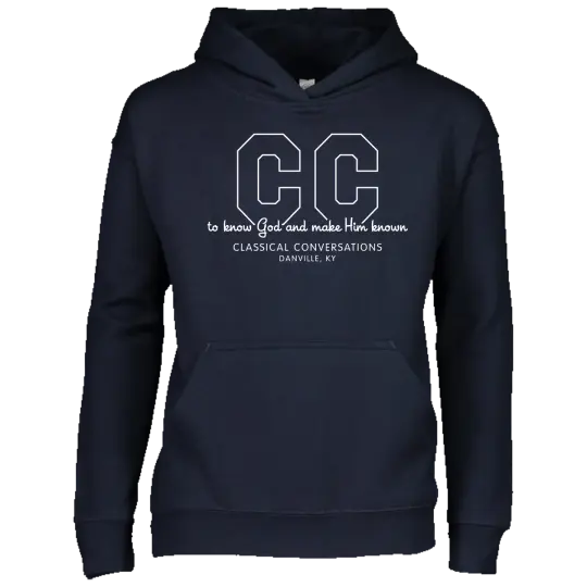Classical Conversations Screen Printed 2296 LAT Youth Fleece Hoodie