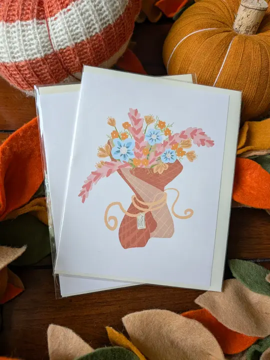 Bouquet Greeting Card