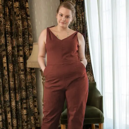 Slate Coveralls in Terracotta