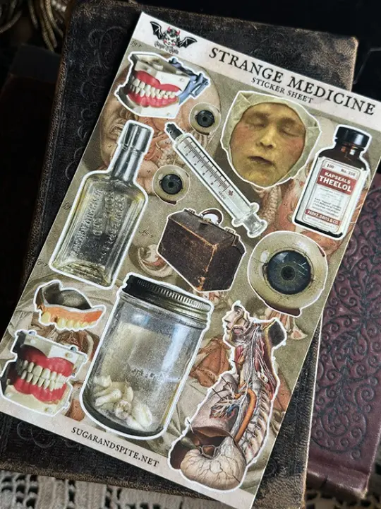 STRANGE MEDICINE STICKER SHEET