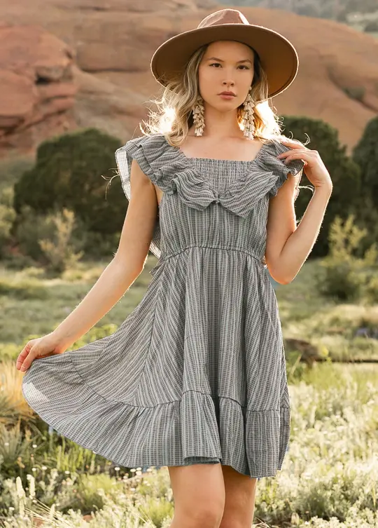 Maude Dress in Pebble Beach