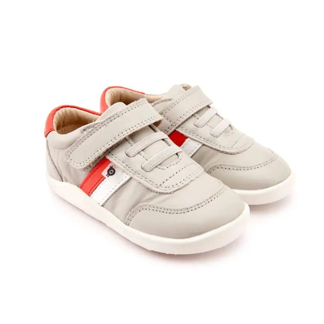Play Ground Shoes - Gris / Bright Red