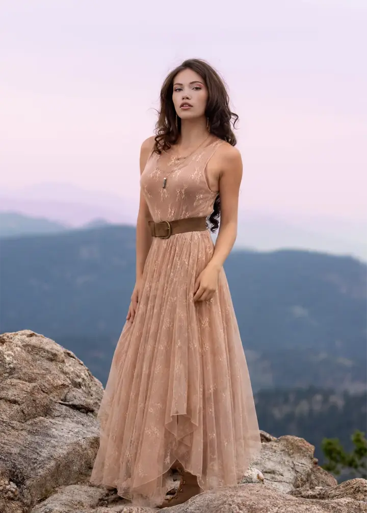 Juliette Dress in Rosette