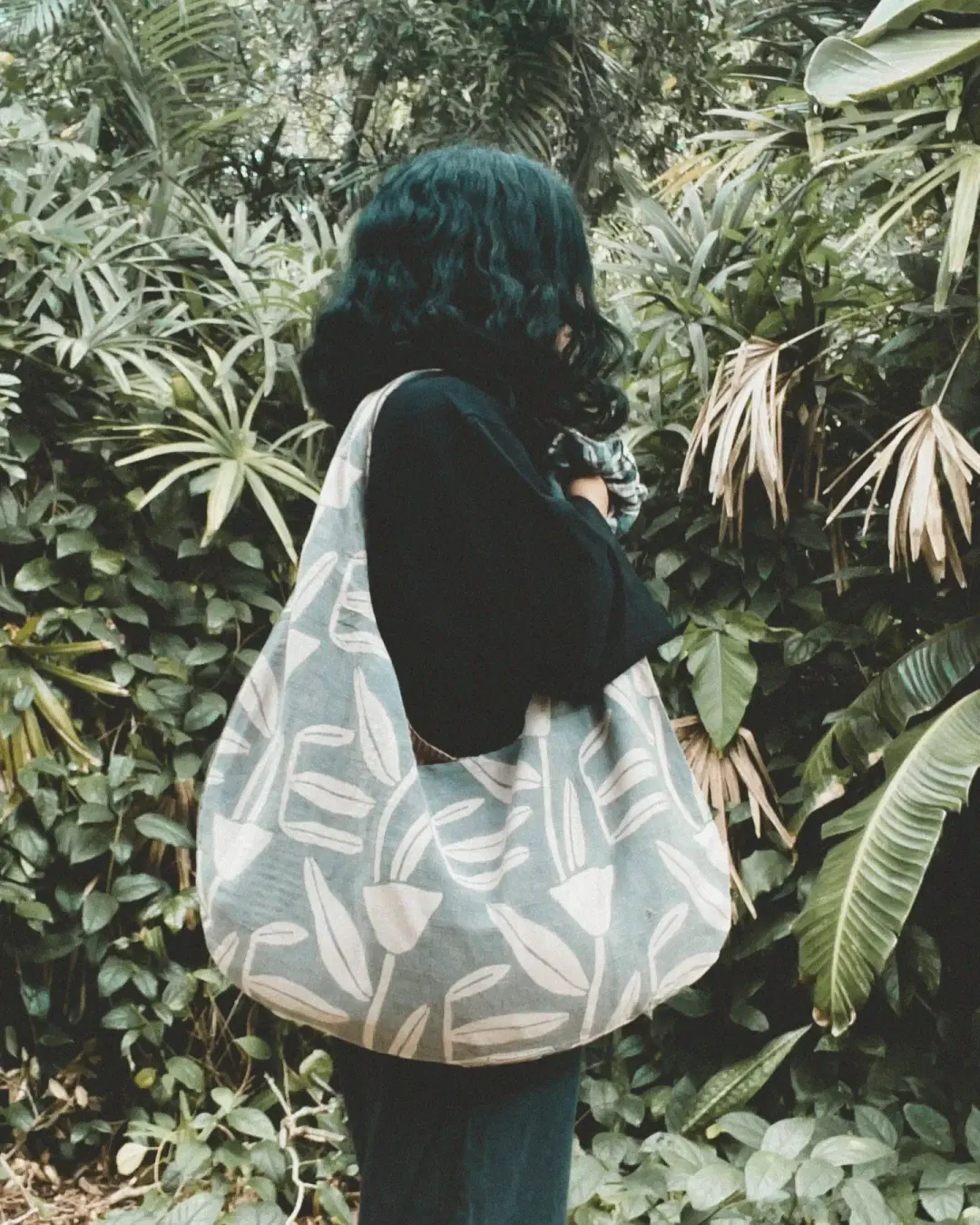 Dream Shoulder Bag in Silk Tulipano Block Print
