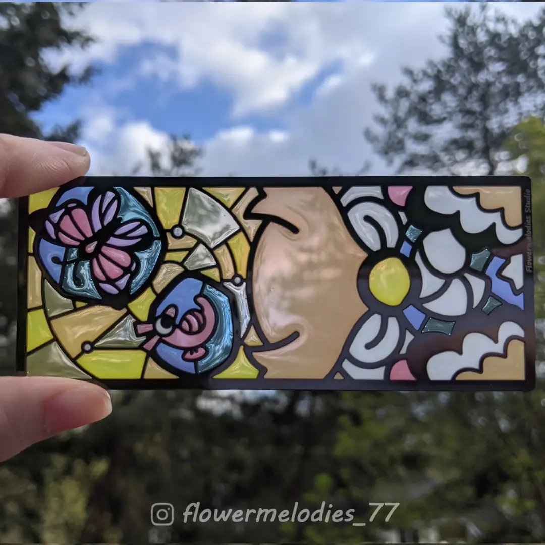 Wishing Blathers Stained Glass Bookmark