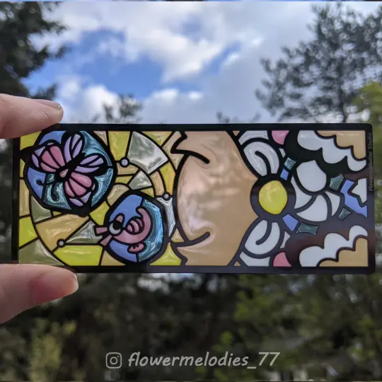 Wishing Blathers Stained Glass Bookmark