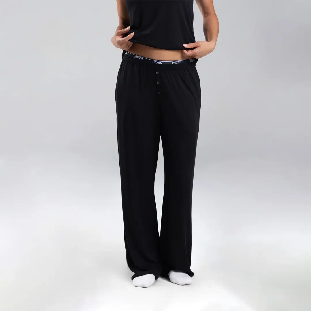 Sleep Loose Pants Black