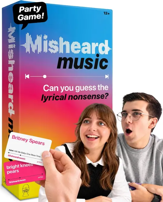 Misheard Music - Guess The Song Music Card Game