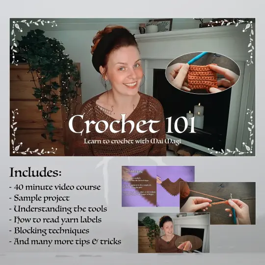 Crochet 101 - Learn to Crochet w/ Mai Magi