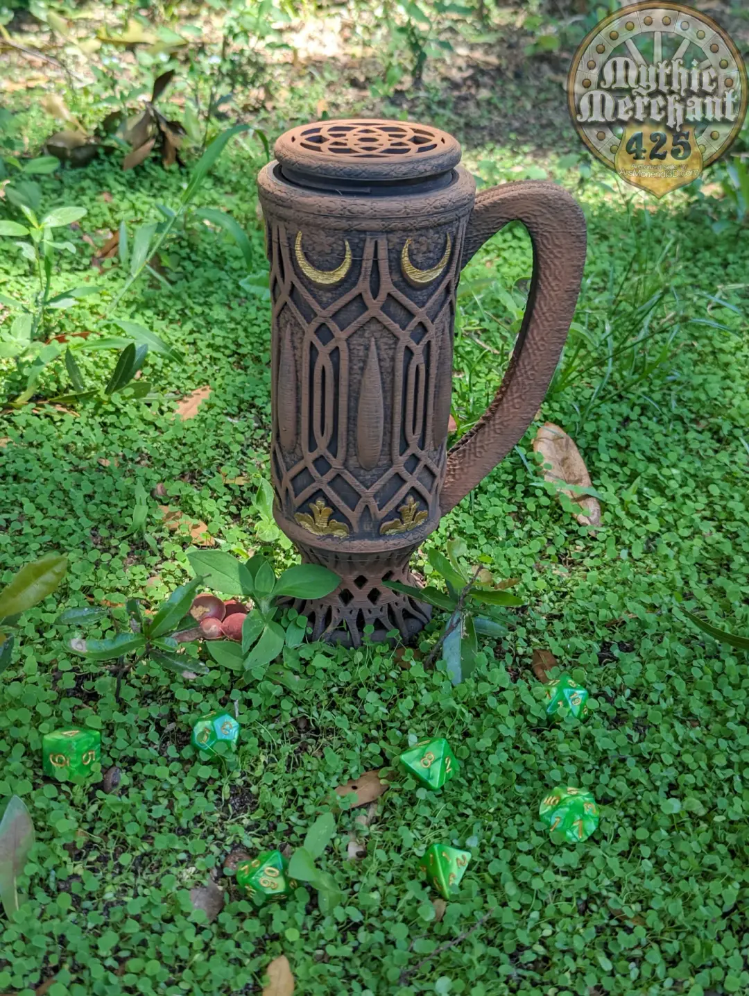 Elven 3D Printed Can Holder| Koozie | Elf Mug Stein | Mythic Mugs Collection by Ars Moriendi 3D- Embrace the Elegance of Elven Enchantment!