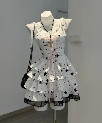 Fashion White Homecoming Dress Ruffled A-Line Spaghetti Straps Corset Mini Prom Dress RS678