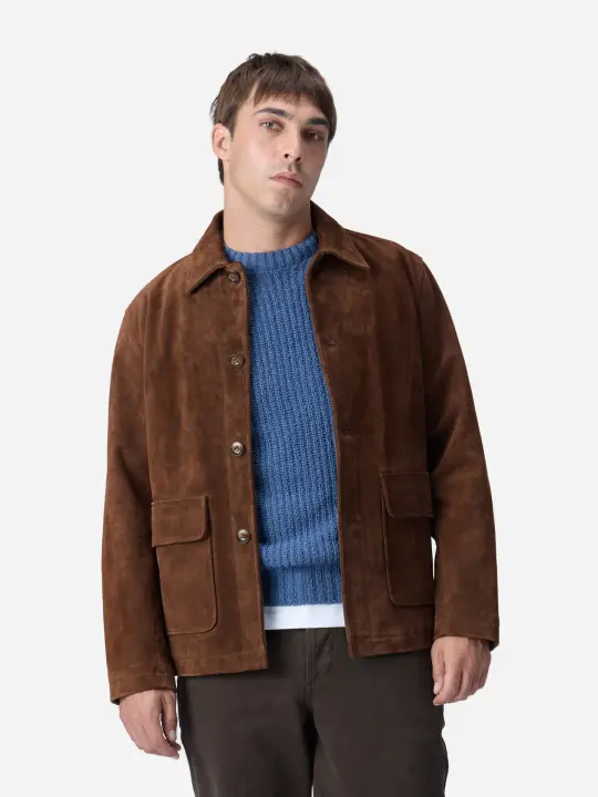 Work Jacket ~ Chocolate Suede