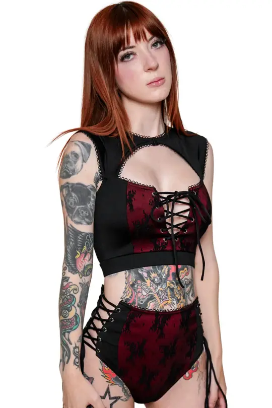 Deadly Kiss Bikini Top
