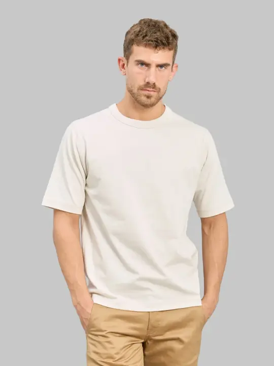 Jackman Grace T-Shirt Rosin White