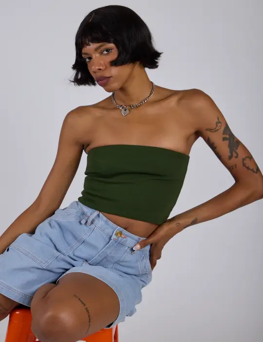 Tube Top - Evergreen *FINAL SALE*