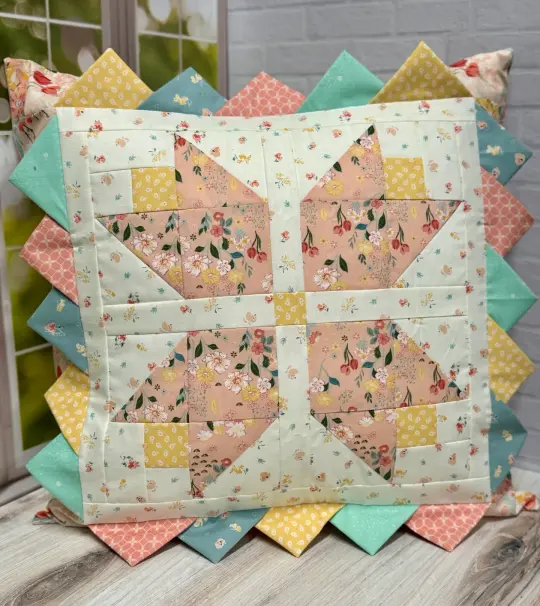 Helpful Heifer Eugenia Garden Pillow