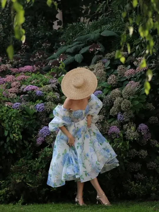 Puffy Chiffon Women's Prom Gown Floral Waist Fitted Maxi Evening Dress Birthday Dress — Fall Outfit 2026 New  RS3257