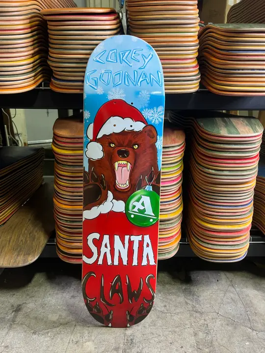 Goonan Santa Claws All I Need skateboard