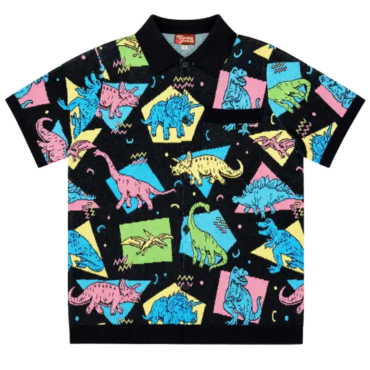 Dino Party Button Up