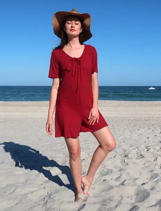 Drawstring Collar Ojai Short Jumper