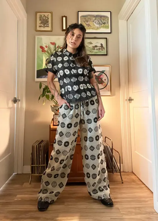 sample sale | leone pant gold bauble | XXS-3X
