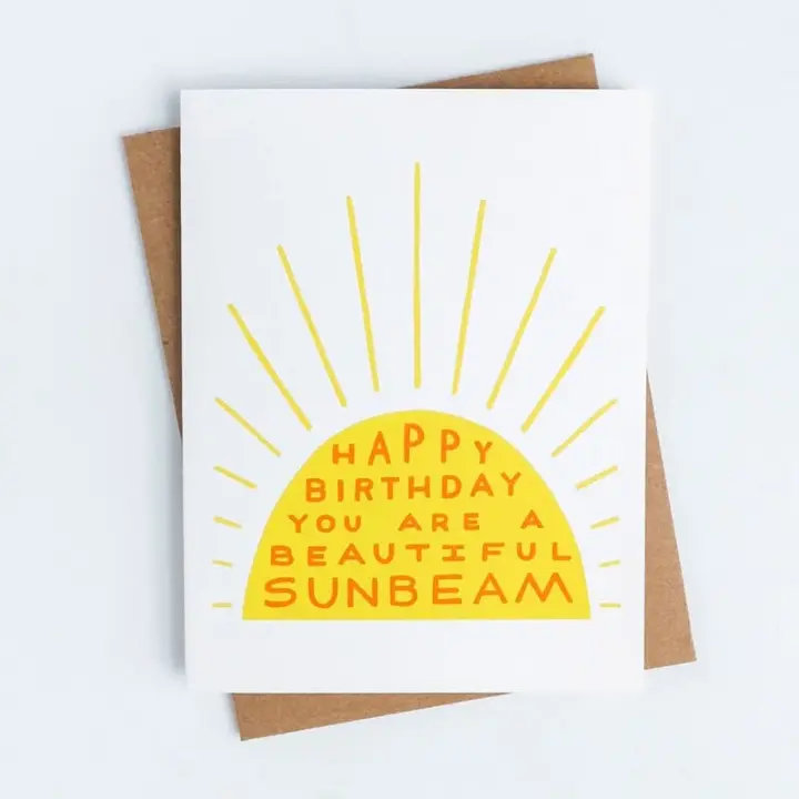 Birthday Sunbeam Card