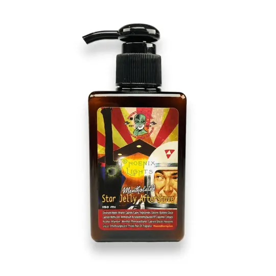 Phoenix Lights MENTHOLATED Star Jelly Aftershave | Musky, Masculine, Memorable
