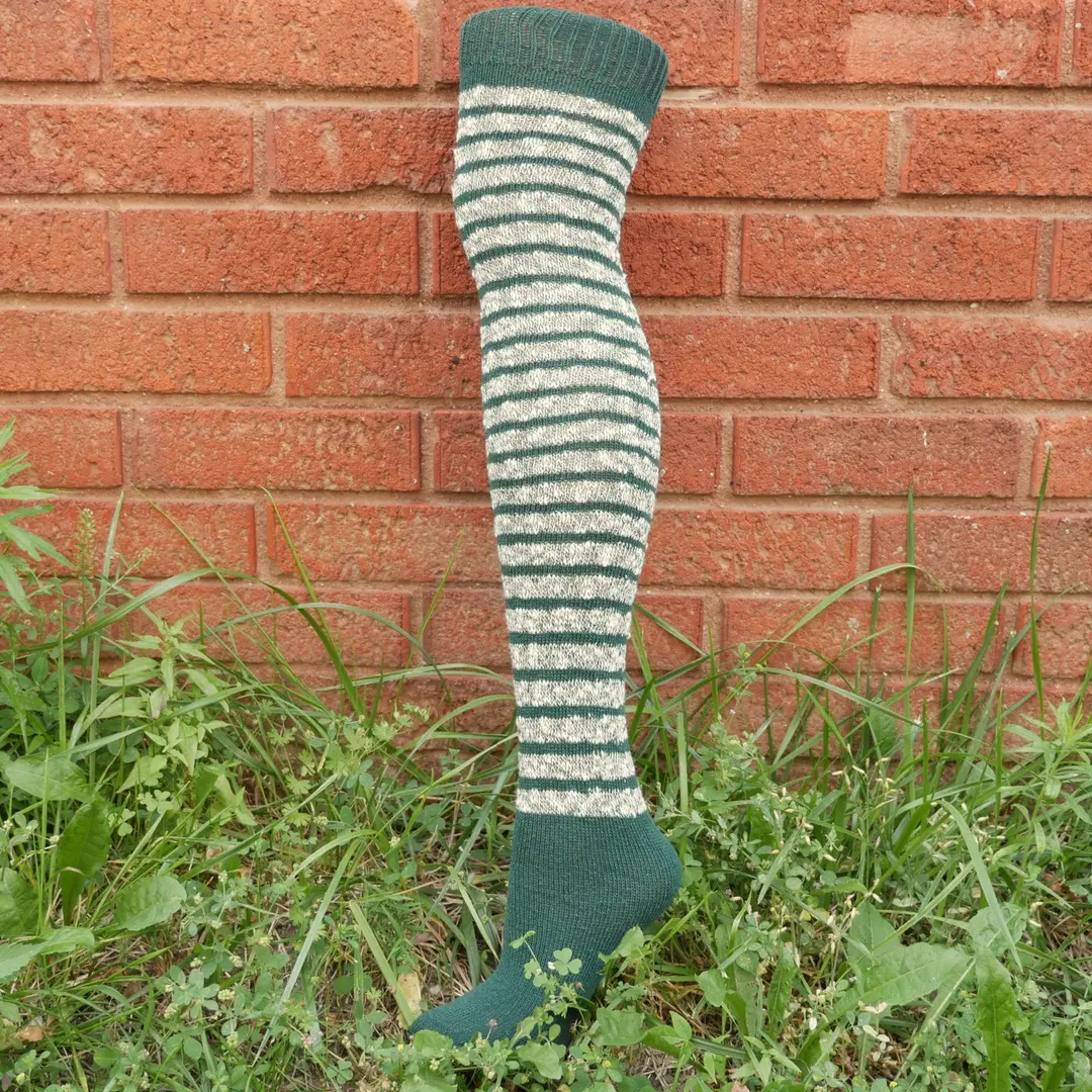 Striped Green Stockings - Special Deal