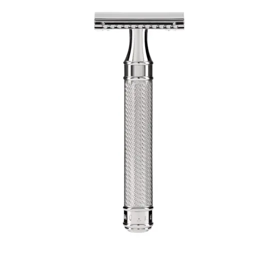 MÜHLE TRADITIONAL Safety Razor, Large, Chrome-Plated Metal