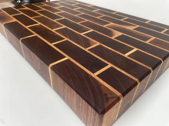 End Grain Brick Pattern Butcher Block (23SL01)
