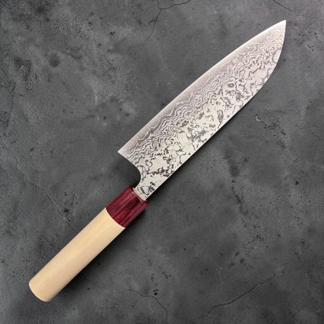 Masakage Kiri Damascus Santoku 165mm