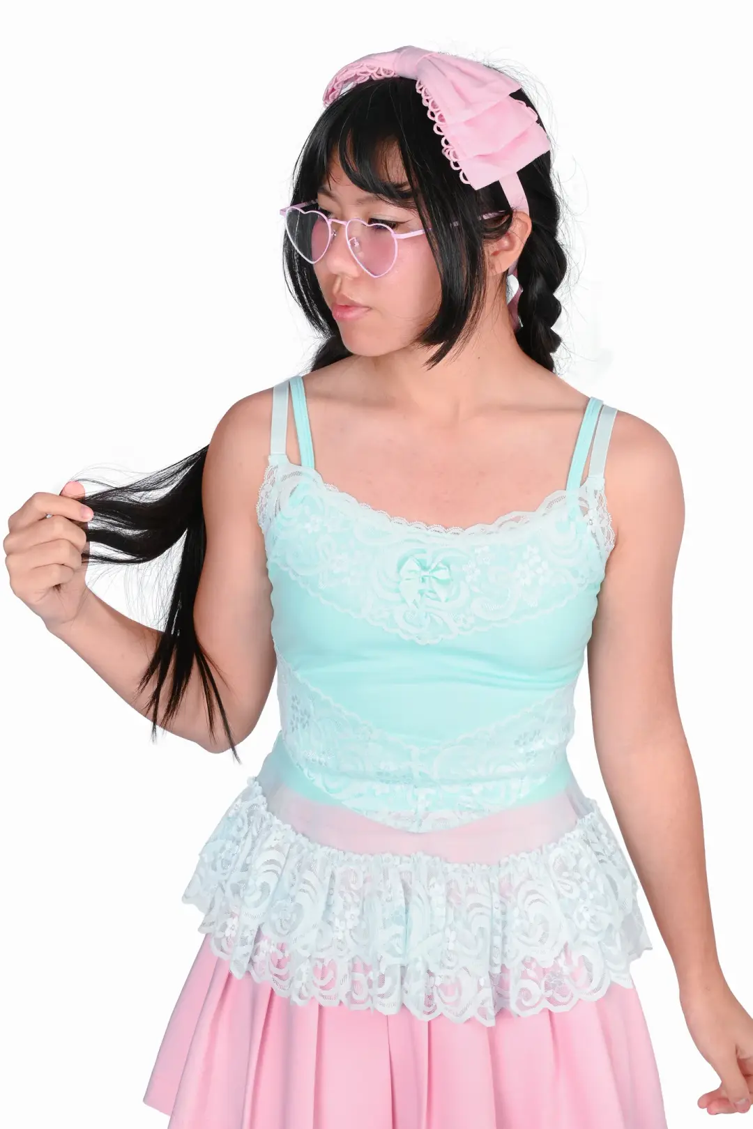 Lily Lace Camisole - Mint