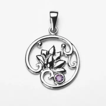 Sterling Silver Leaves in Breeze Pendant