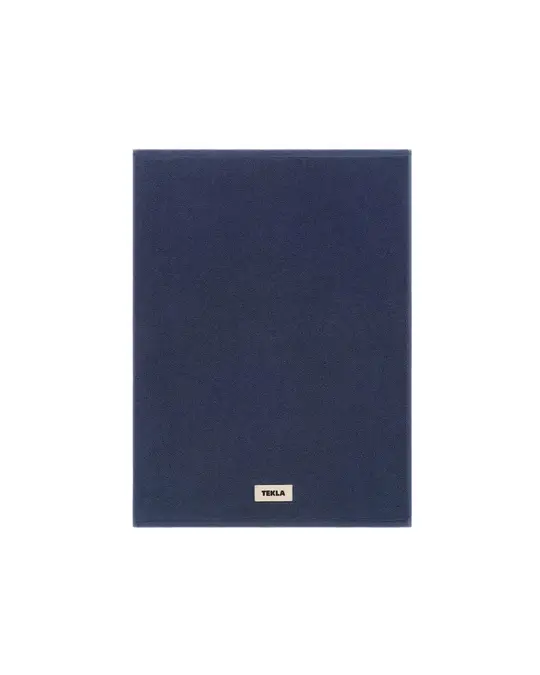 Tekla Terry Bath Mat Navy
