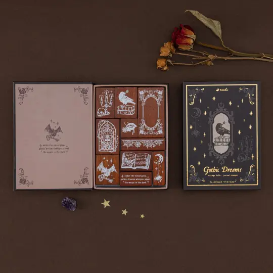 Tsuki ‘Gothic Dreams’ Bullet Journal Stamp Set ☾