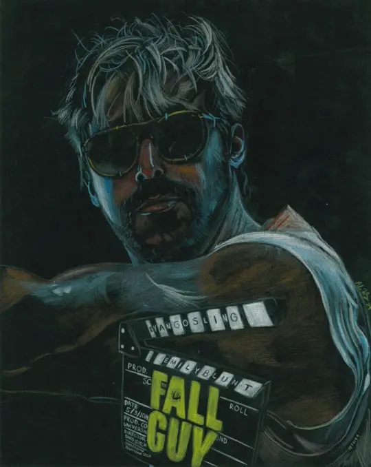 “How far would you go for the one that you love?” THE FALL GUY Art Print