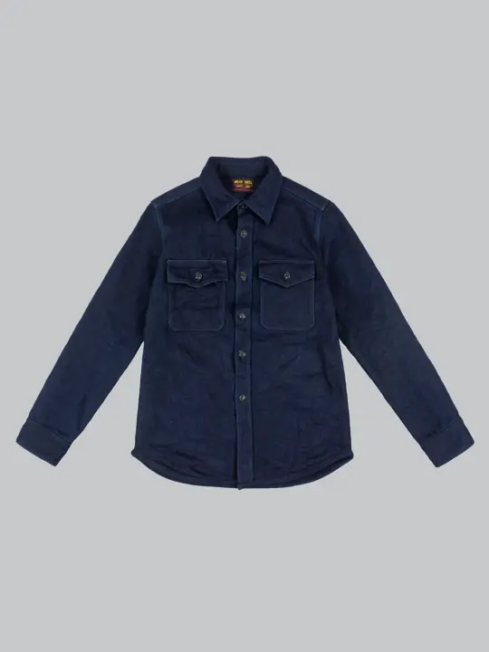 UES Indigo Extra Heavy Indigo Tricotine Shirt