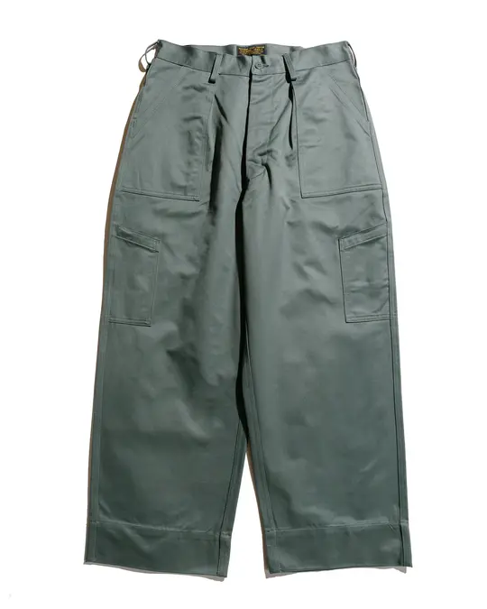 The Real McCoy's MP22103 Trousers, Utility, Cotton / USAF Sage Green