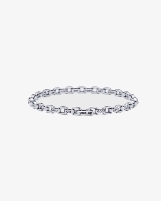 GOOD ART HLYWD Pequeño A Mano Bracelet - Sterling Silver