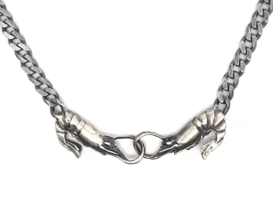 Shrimp love necklace
