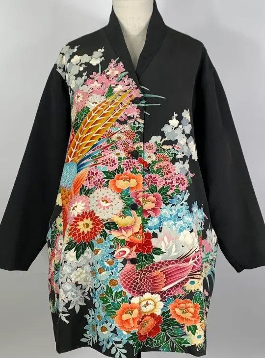 Bright Flowers and Pheasant