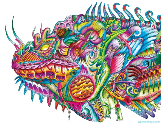 Original "Iguana in Armor"