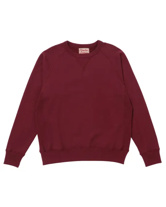 Crewneck - Super Looper French Terry - Burgundy
