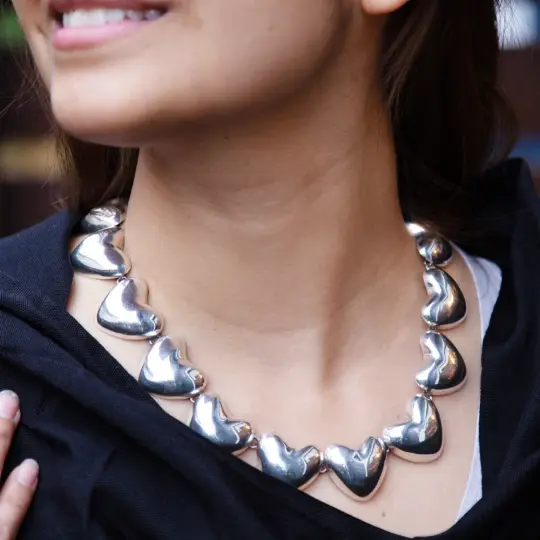 Sterling Silver Amorcito Heart Necklace