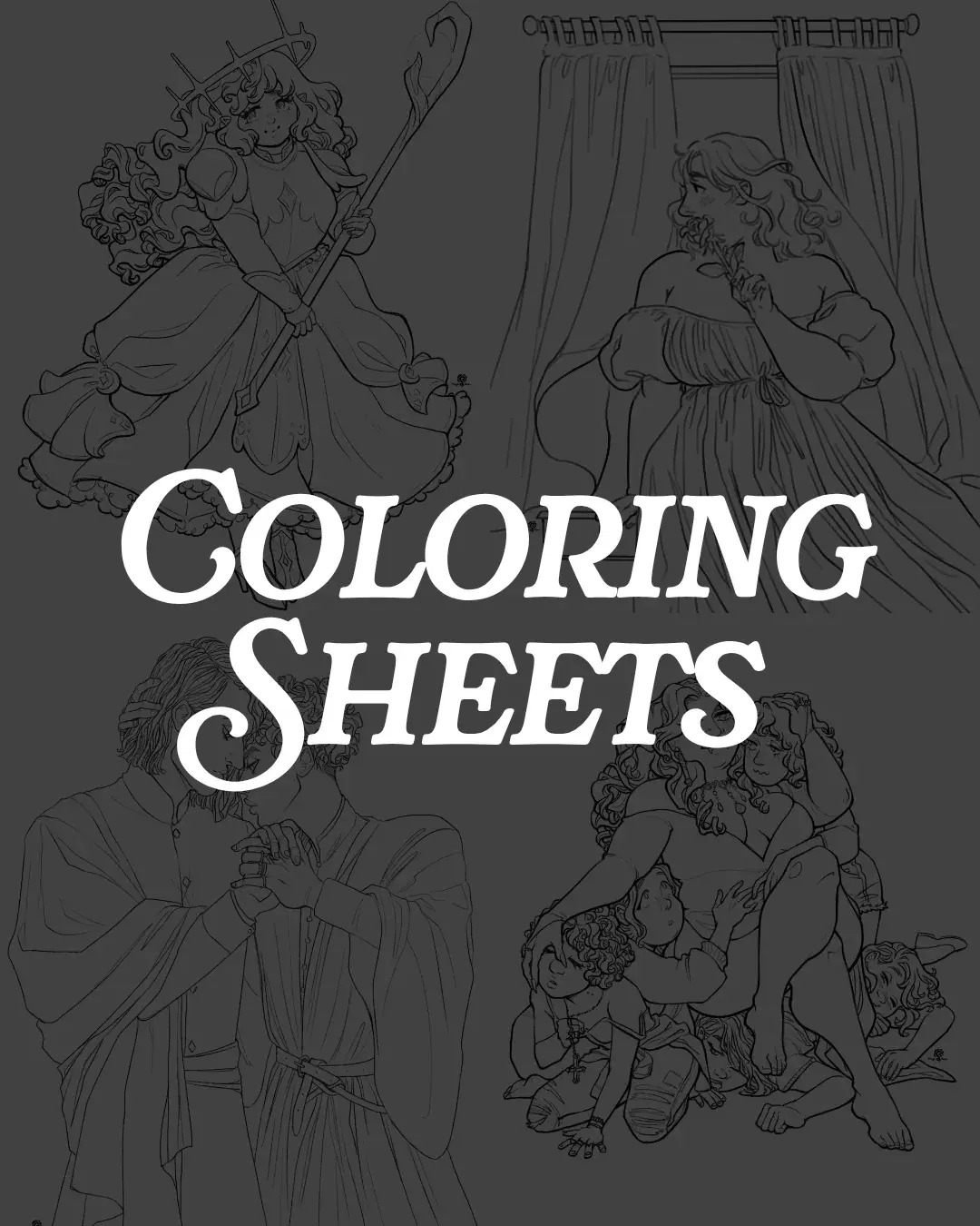 Maya Kern Coloring Sheets