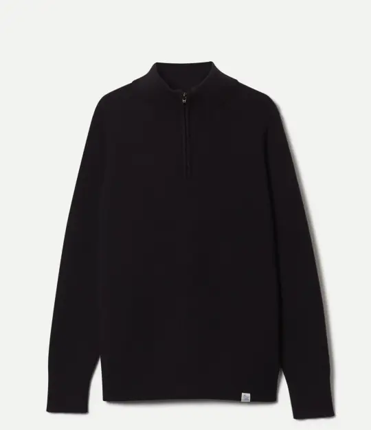 Merino Wool Half-Zip Sweater