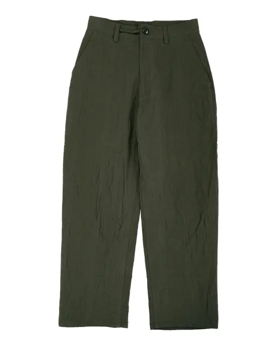 MAN-TLE R20P4 Wide Pants Woodland Linen