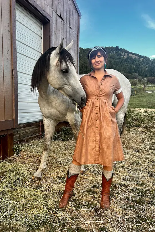 Cotton Chore Dress in Terracotta-Small Available!